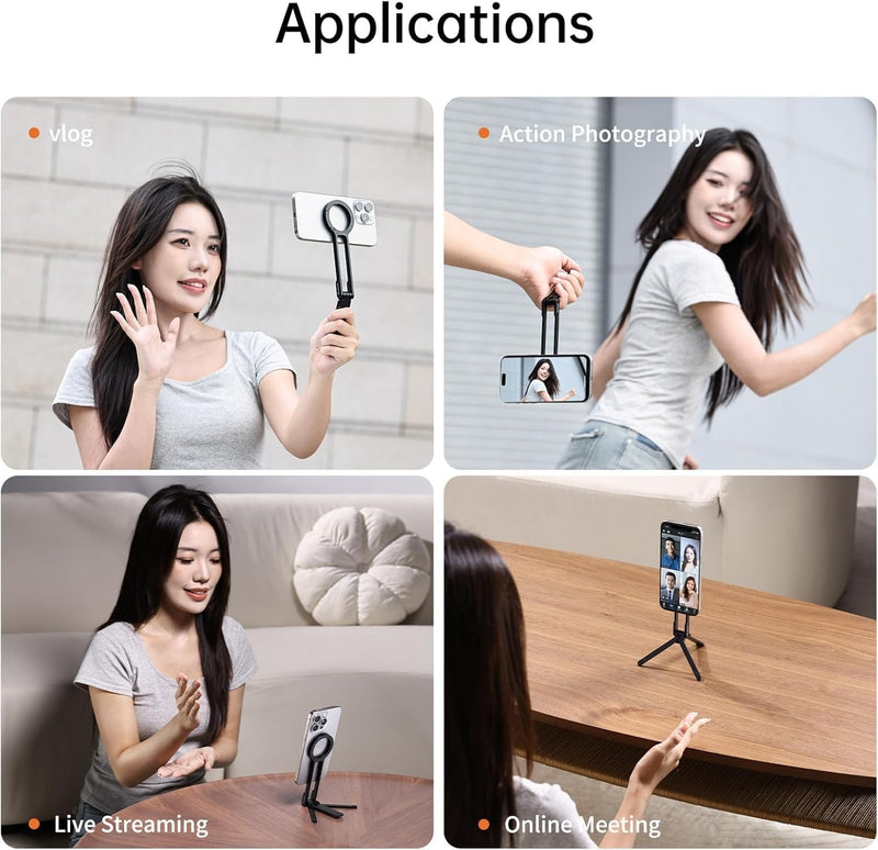 Magnetic Phone Tripod Stand for iPhone - For Latest Iphone