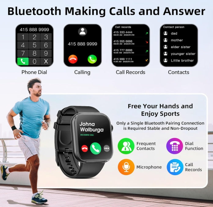 Smart Watch 44mm for IOS and Android