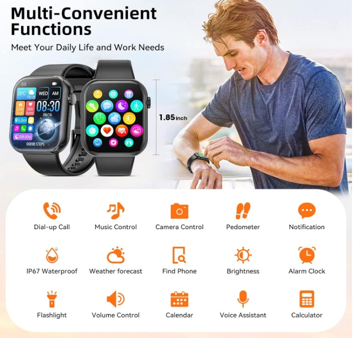 Smart Watch 44mm for IOS and Android