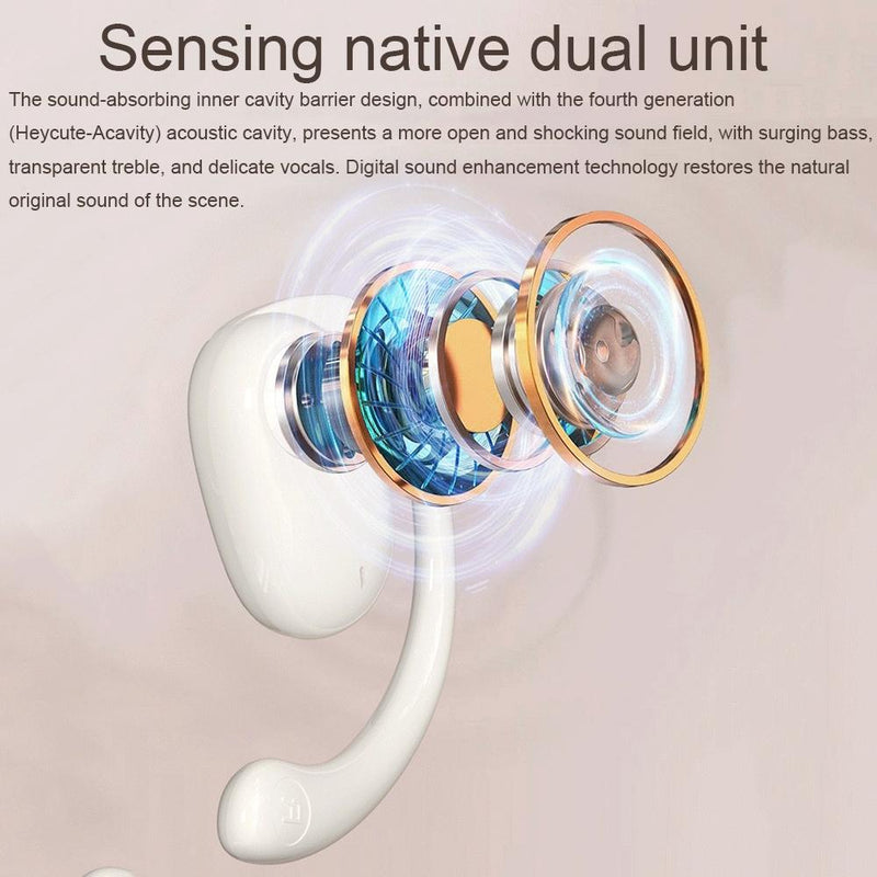 Wireless Dual-Mic Bluetooth Earbuds – Noise Reduction & LED Display