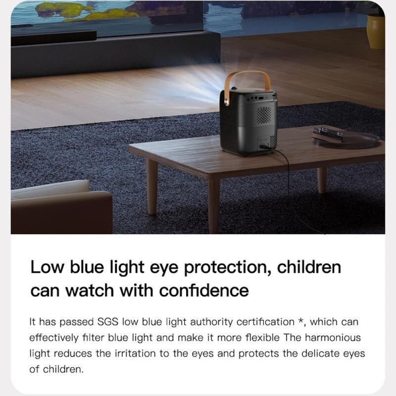 Portable Smart Led Projector - 720P Hd 113 Lumens