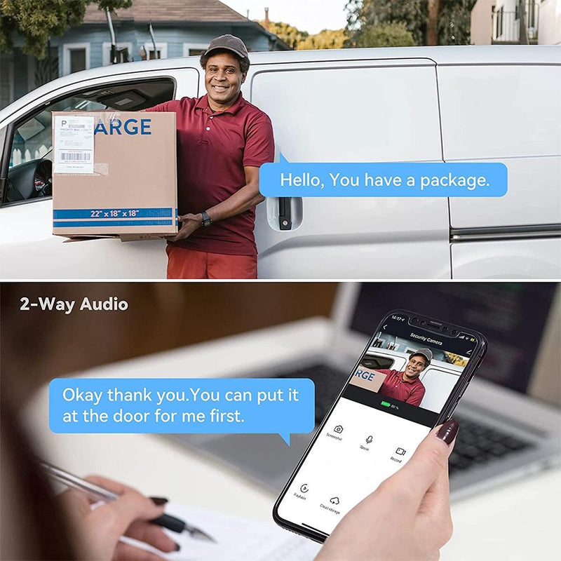 1080P Wifi Smart Cat Eye Video Doorbell