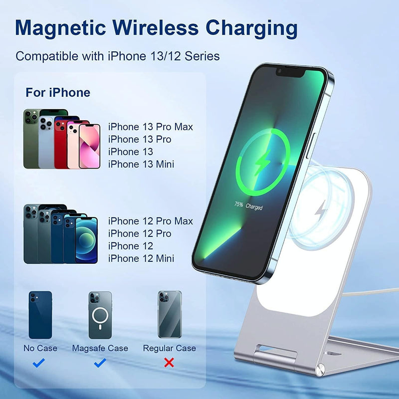 15W Fast Magnetic Charger – Wireless Charging Pad for iPhone 12+