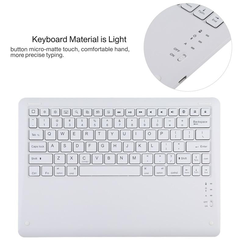 iPad Pro 12.9″ 2020 Bluetooth Keyboard Case – Premium Leather Cover with Detachable Stand
