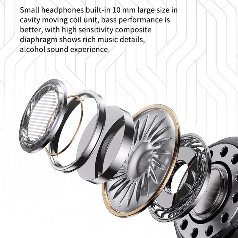 Smart Digital Display Bluetooth Earphones