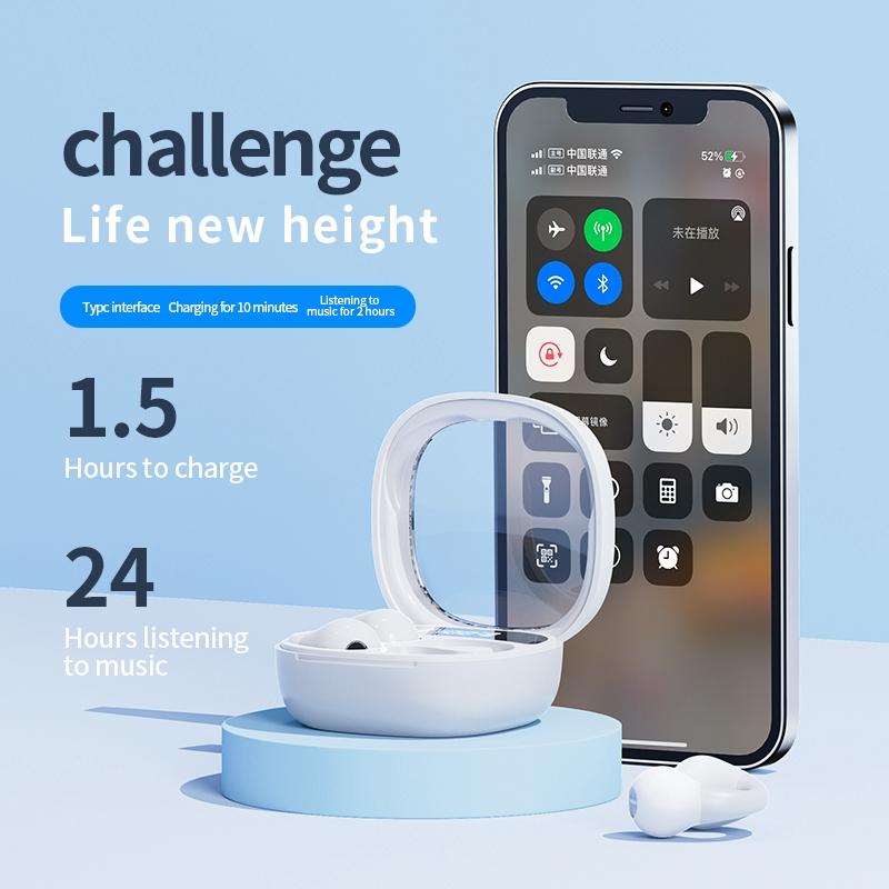 Smart Digital Display Bluetooth Earphones