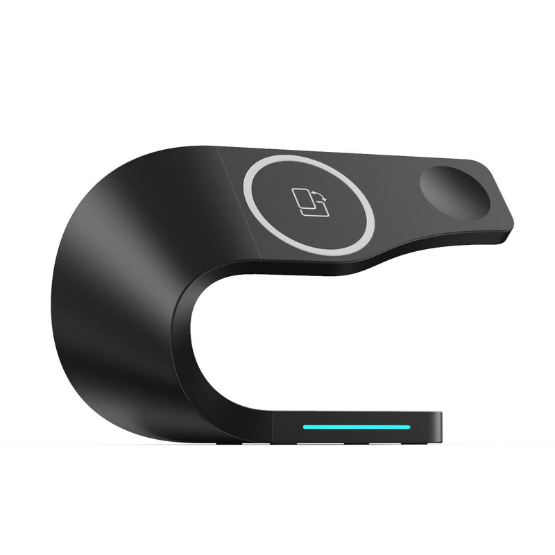 4-in-1 Fast Wireless Charger – Magnetic for iPhone, iWatch, AirPods, White