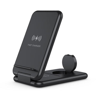 15W Foldable Wireless Charger – iPhone, iWatch, AirPods Compatible