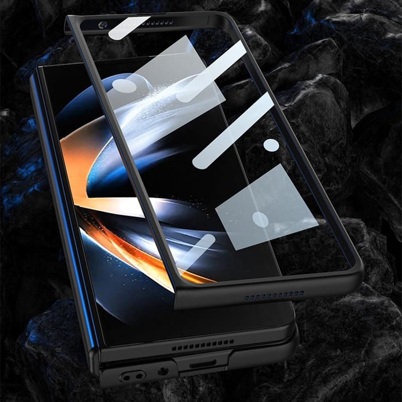 Foldable Leather Case with Stand for Samsung Galaxy z Fold 4