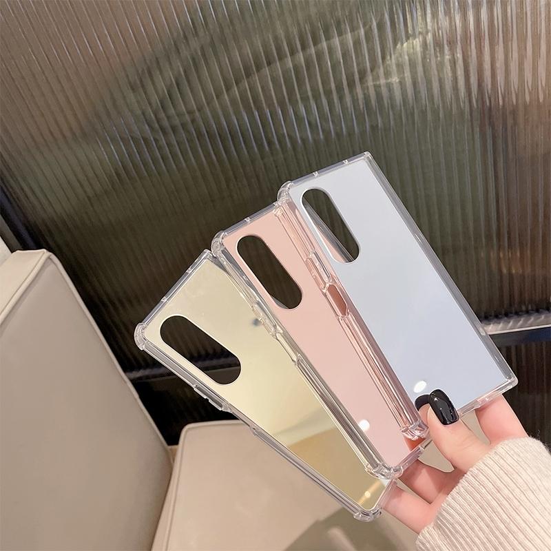 Reflective Finish Case for Samsung Galaxy z Fold 4