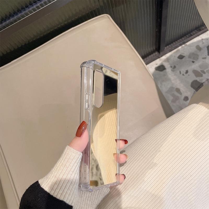 Reflective Finish Case for Samsung Galaxy z Fold 4