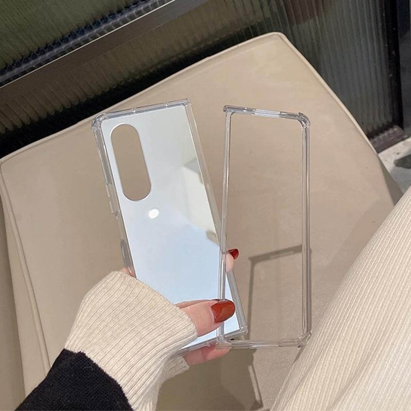 Reflective Finish Case for Samsung Galaxy z Fold 4