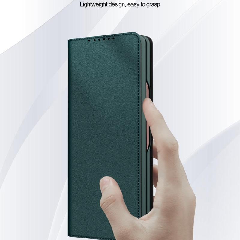 Foldable Leather Phone Case for Samsung Galaxy z Fold 4