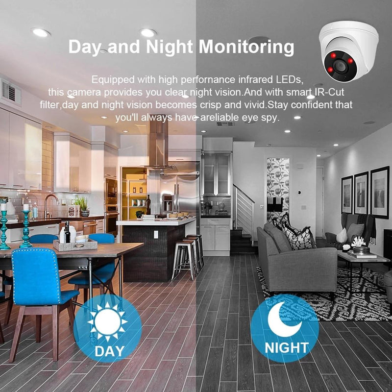 1080P PoE IP Camera with Night Vision – Indoor/Outdoor