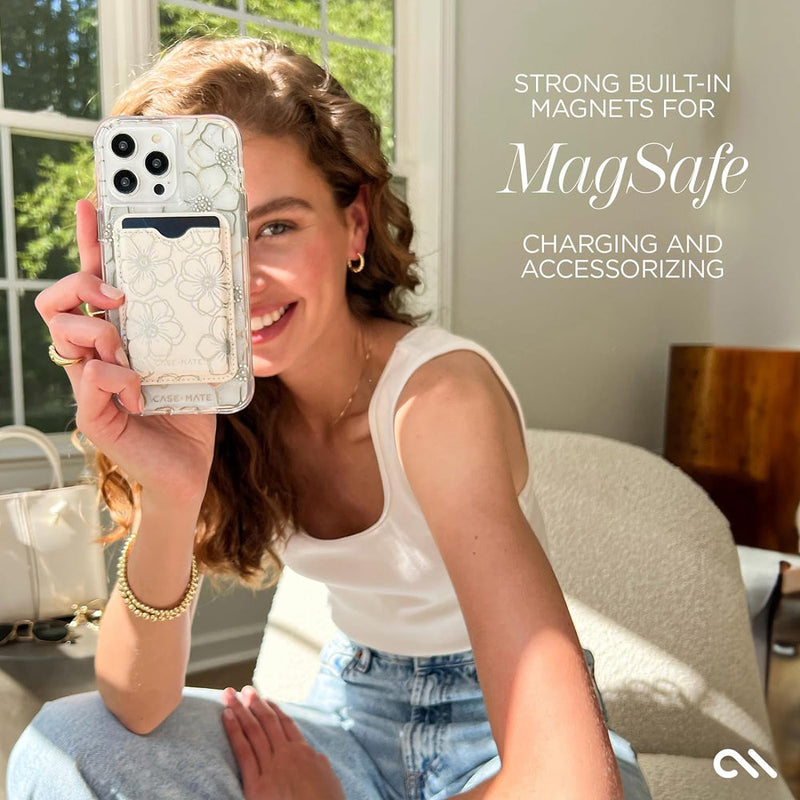 Case-Mate Floral Gems MagSafe Case For iPhone 15 Pro Max