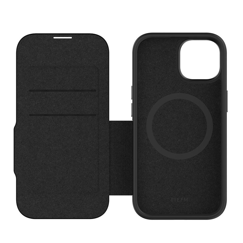 EFM Monaco E-leather Wallet Case Armour With D3O Plus for Iphone 15