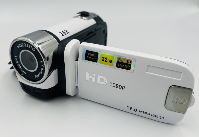 1080P Digital Camcorder – 16MP, Zoom, LCD Display