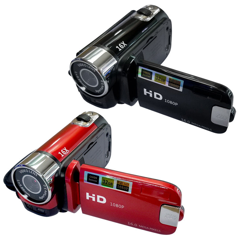 1080P Digital Camcorder – 16MP, Zoom, LCD Display