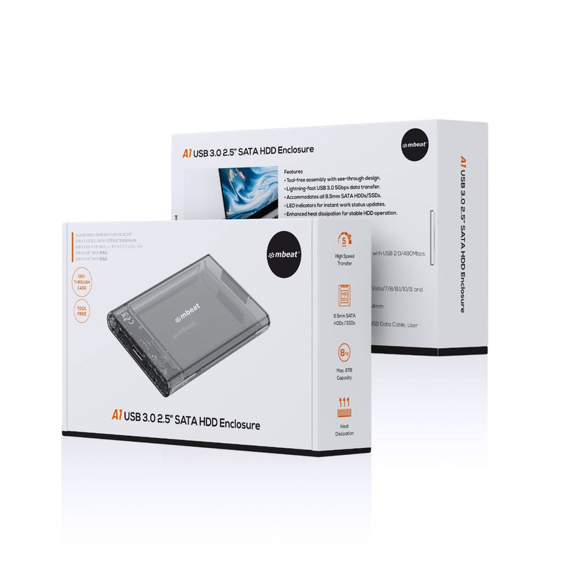Mbeat A1 See-Through 2.5" SATA HDD