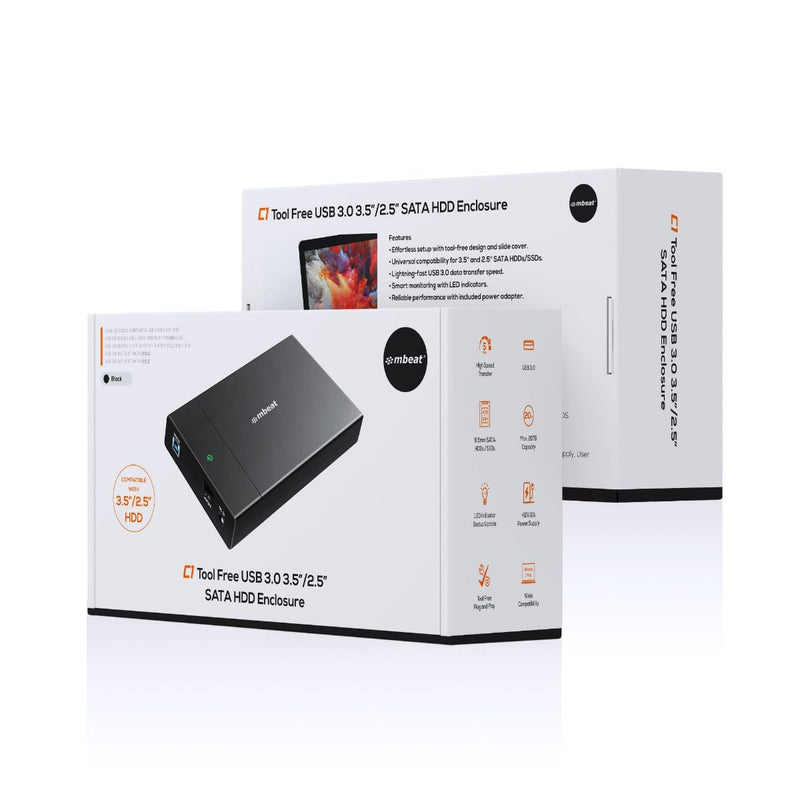 Mbeat C1 Tool-Free USB 3.0 SATA HDD Enclosure