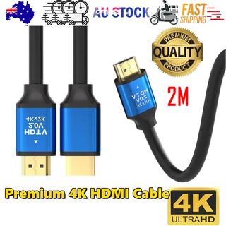 4K Premium HDMI Cable V2.0 Ultra HD 3D High Speed Ethernet 2 m