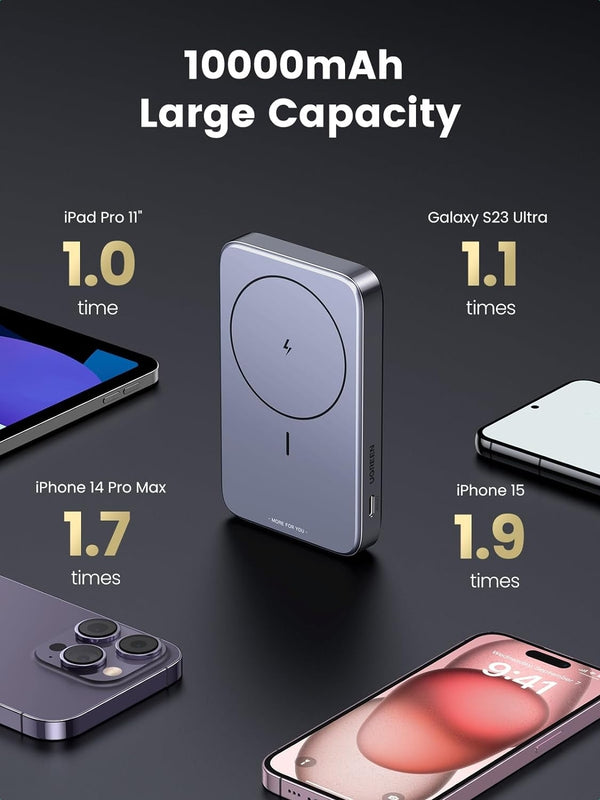UGREEN 15086 10000mAh Magnetic Wireless Power Bank