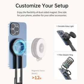 Magnetic Phone Tripod Stand for iPhone - For Latest Iphone