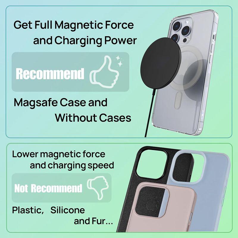 MagSafe 15W Wireless Charger – iPhone & AirPods Pro Compatible