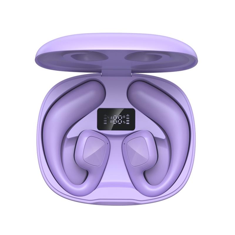 Wireless Tws Bluetooth Earbuds with Air Conduction Technology - Black