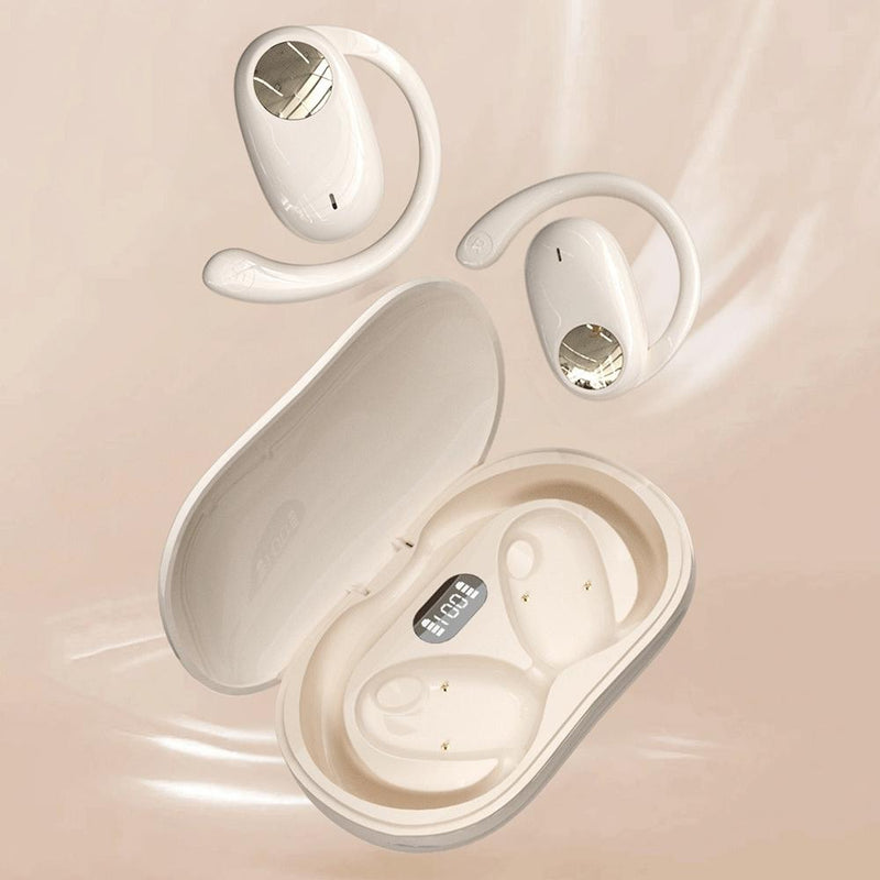 Wireless Dual-Mic Bluetooth Earbuds – Noise Reduction & LED Display
