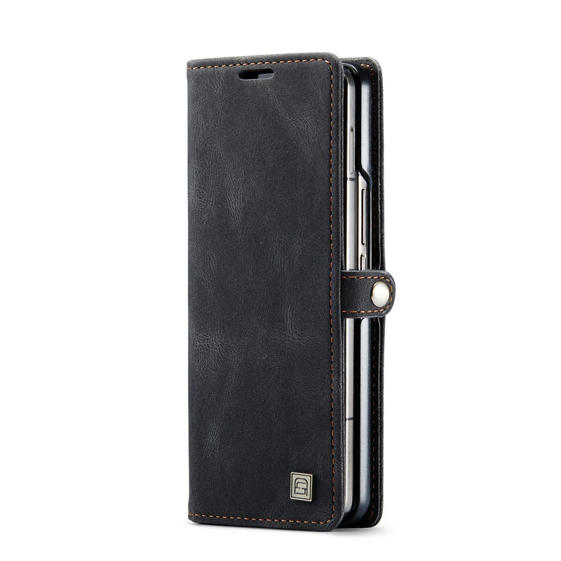 Vintage Rfid Leather Phone Case for Samsung Galaxy z Fold 4