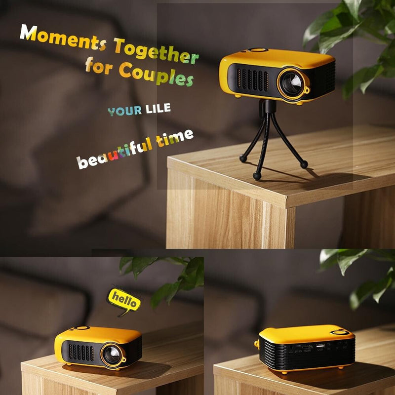 Mini Home Theater Hd Projector - 1000 Lumens 320X240P