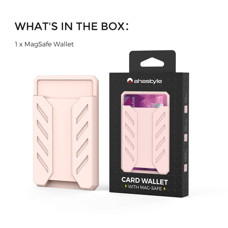 Silicone Adhesive Card Case For Mobile Phones - Pink