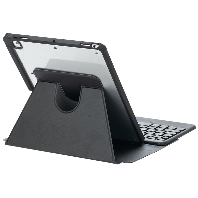 360 Rotation Bluetooth Keyboard Leather Case For Ipad 10.9 2022 With Backlight - Pink