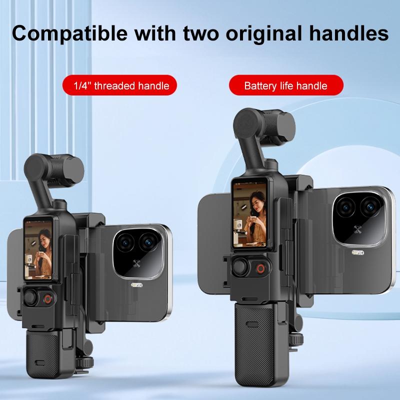 Protective Frame For Dji Osmo Pocket 3 Phone Clamp & Tripod Compatible