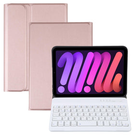iPad Mini 6 Ultra-Thin Bluetooth Keyboard Case – Detachable  Leather
