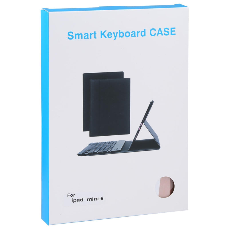 Ultra-Thin Detachable Bluetooth Keyboard Leather Case For Ipad Mini 6 - Black