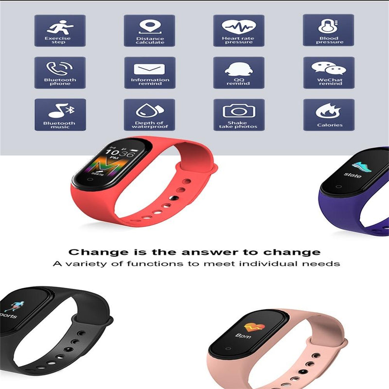 Waterproof Bluetooth Smart Watch With Hr / Bp Monitoring