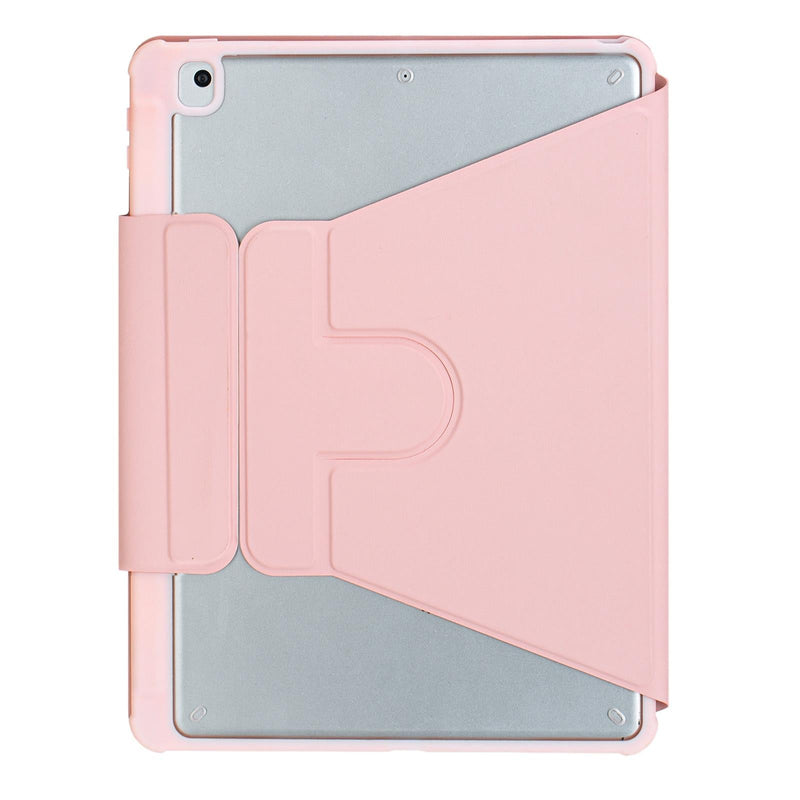 360 Rotation Bluetooth Keyboard Leather Case For Ipad 10.9 2022 - Transparent Acrylic With Touch Control - Blue