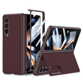 Foldable Leather Case with Stand for Samsung Galaxy z Fold 4