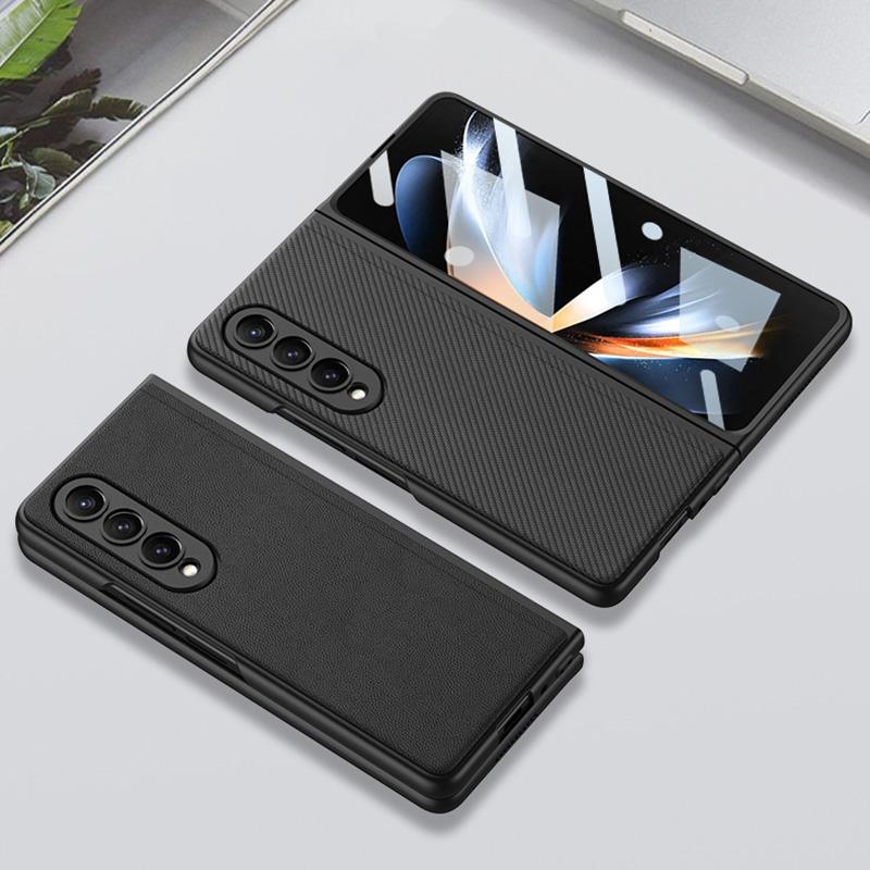Foldable Leather Case with Stand for Samsung Galaxy z Fold 4