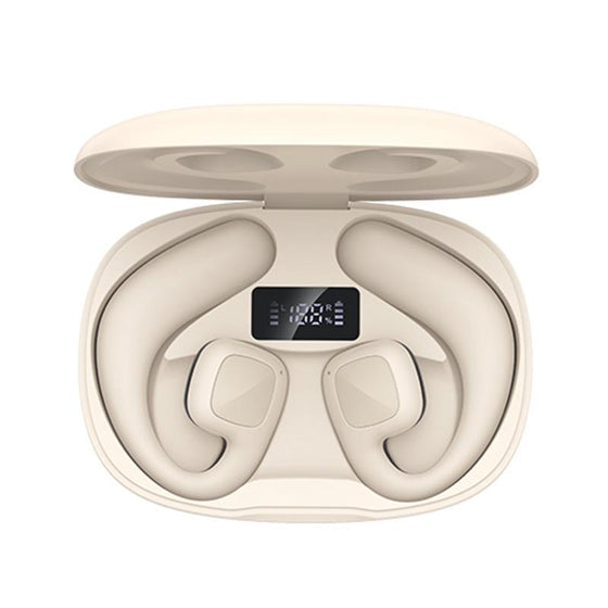 Wireless Tws Bluetooth Earbuds with Air Conduction Technology - Khaki