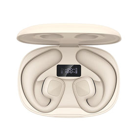 Wireless Tws Bluetooth Earbuds with Air Conduction Technology - Khaki