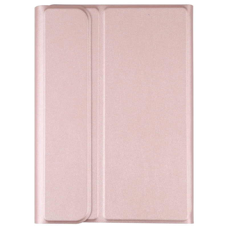 Ultra-Thin Bluetooth Keyboard Leather Case For Ipad Mini 6 With Detachable Lambskin Texture And Stand - Rose Gold