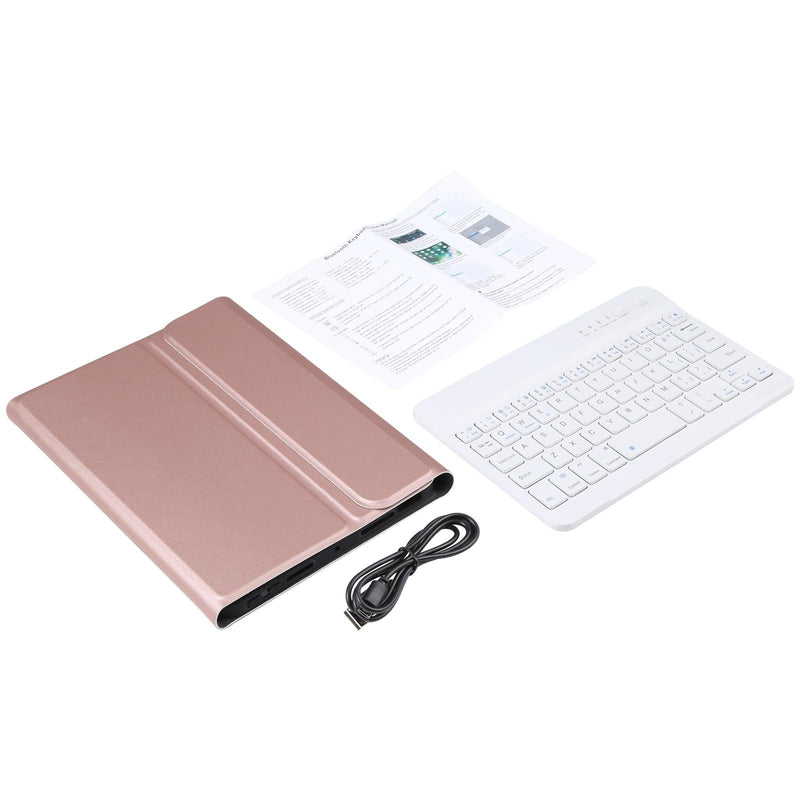 Ultra-Thin Detachable Bluetooth Keyboard Leather Case For Ipad Mini 6 - Gold