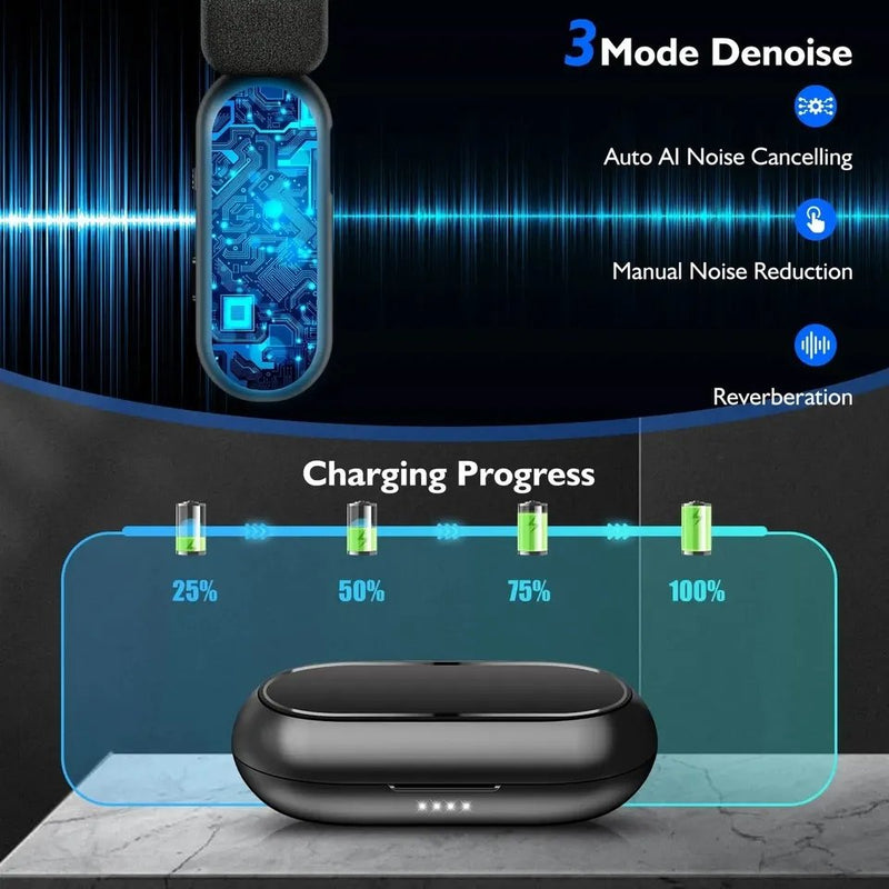 Wireless Lapel Mic for iPhone & iPad – HRIDZ Lightning Mic