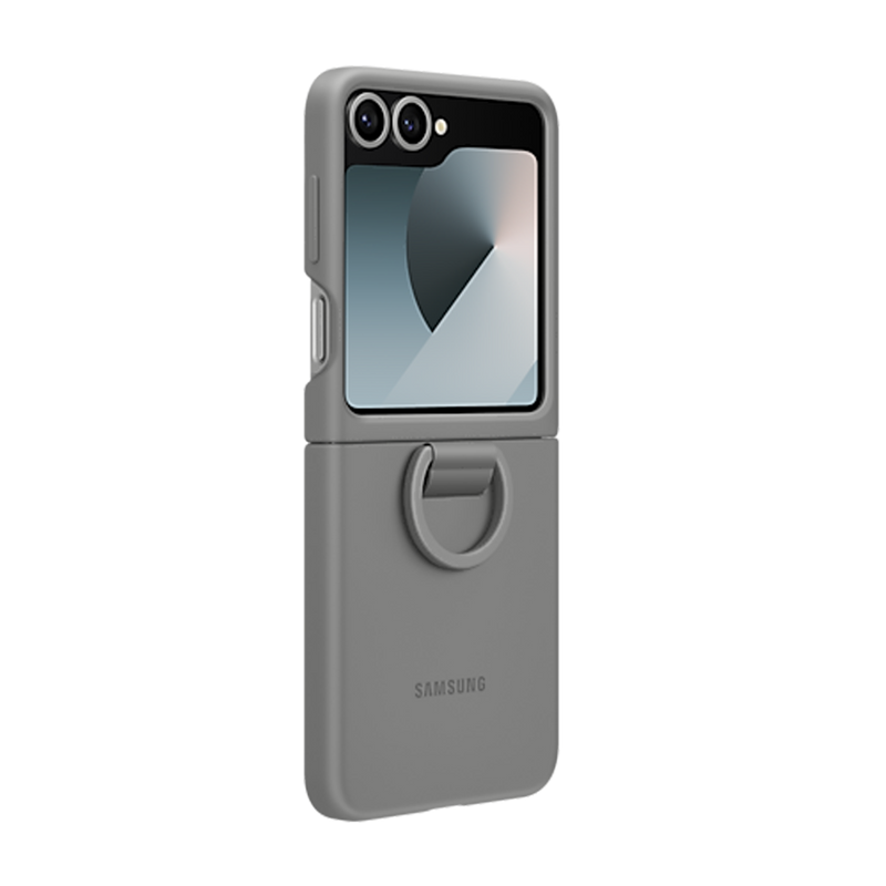 Samsung Silicone Case with Ring for Galaxy Z Flip