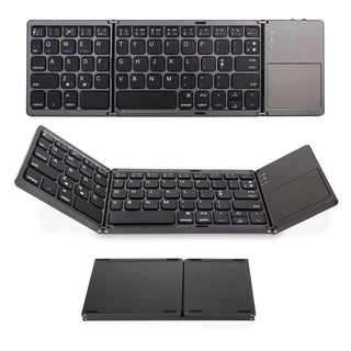 Tri-Fold Bluetooth Keyboard – iOS/Android/Windows, Touchpad