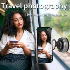 Foldable Phone Stand – Vacuum Suction for Navigation & Calls