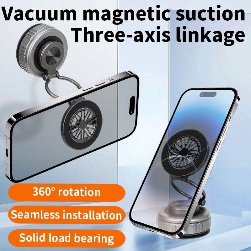 Foldable Phone Stand – Vacuum Suction for Navigation & Calls